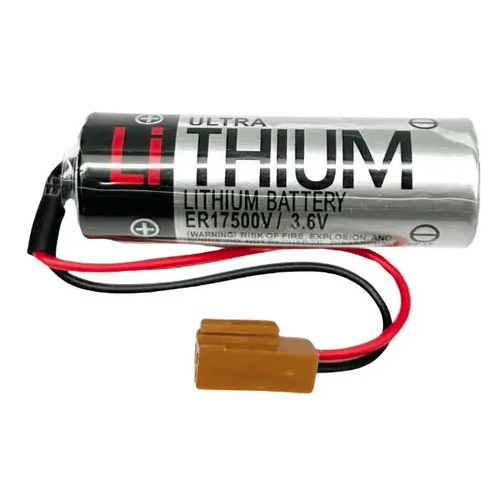 BATERIA LITHIUM 3,6V TAM AA C/ RABICHO MARROM ER17500V