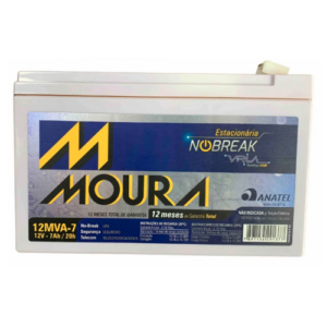BATERIA CHUMBO ACIDO SELADA 12V 7,0AH - MOURA